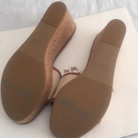 New Coach Jazmin platform sandals 8.5 - Picture 3 of 4